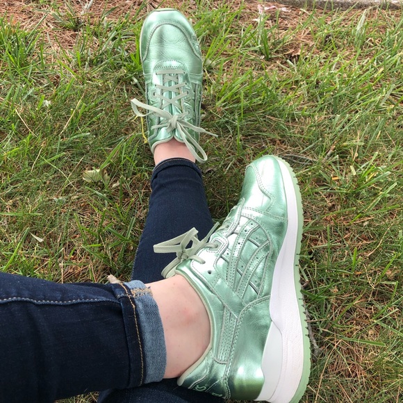 Asics Shoes - ASICS Gel Lyte Metallic Green